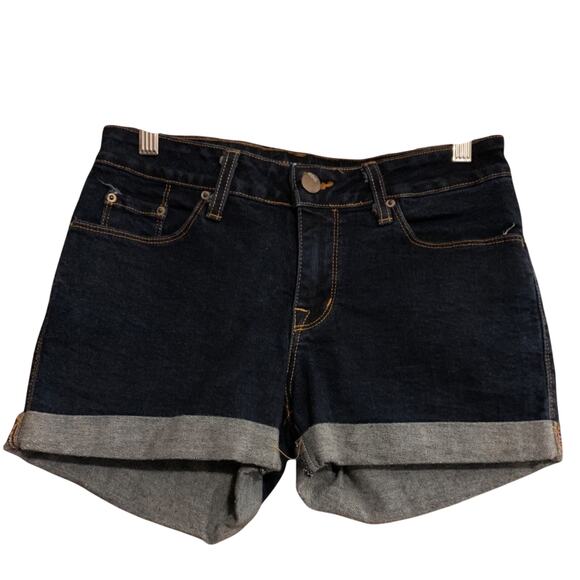 Urban Outfitters BDG Women's Denim Shorts Blue Shortie Mid Rise Roll Hem SZ 27 - Picture 1 of 8